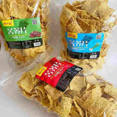 ∶400g香葱和400g香辣苦荞片