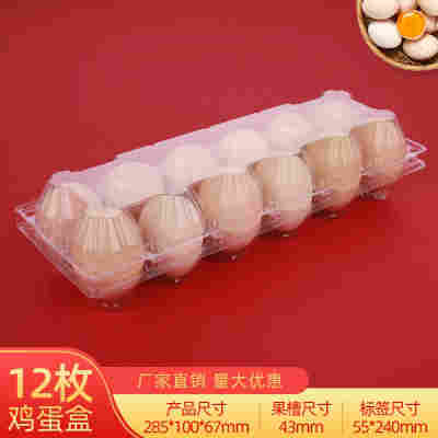 12枚中号鸡蛋托100个加厚2*6