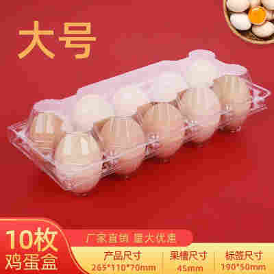 大号10枚鸡蛋托100个加厚