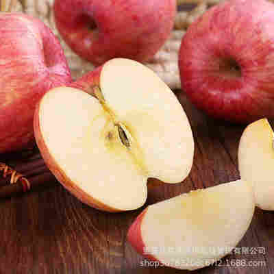 陕西洛川苹果红富士新鲜现摘香脆多汁苹果水果整箱包邮应当季水果