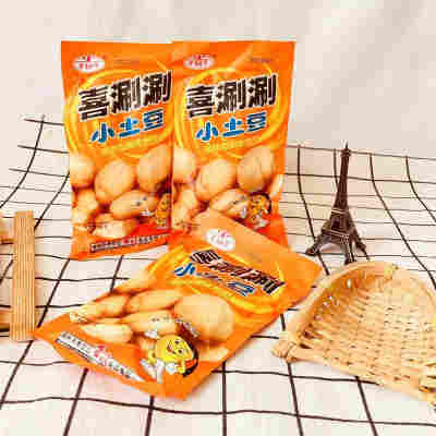 喜涮涮休闲零食膨化小土豆薯条零嘴食品8090后怀旧小吃20g*20袋