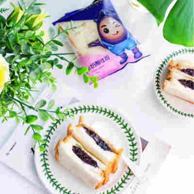 悦途紫米奶酪面包10个装110g个营养早餐下午茶三层夹心支持代发