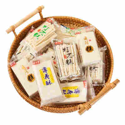 知灯芯糕云片糕薄荷糕糯米糕传统糕点湖南特产零食品老式原味特色