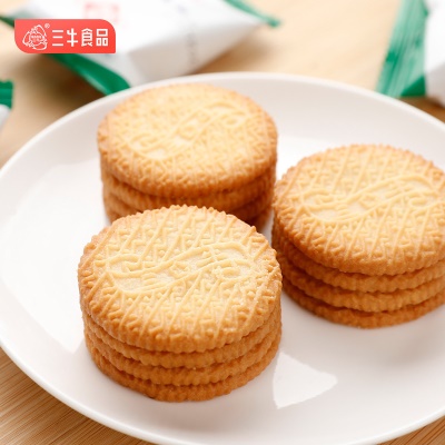 上海三牛饼干特色鲜葱酥葱香整箱多口味年货零食小吃休闲食品批发