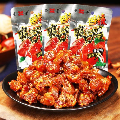 登荣香辣爽口鸡23g辣子鸡丁火锅鸡麻辣味辣条重庆特色小吃小零食