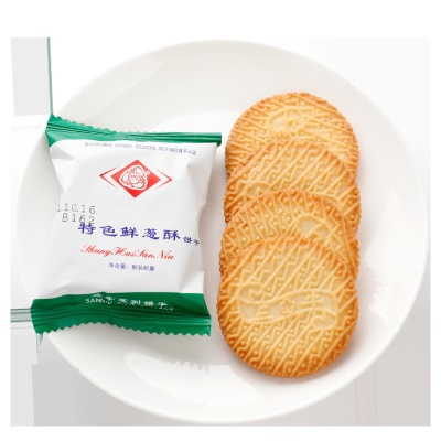 上海三牛饼干特色鲜葱酥葱香整箱多口味年货零食小吃休闲食品批发