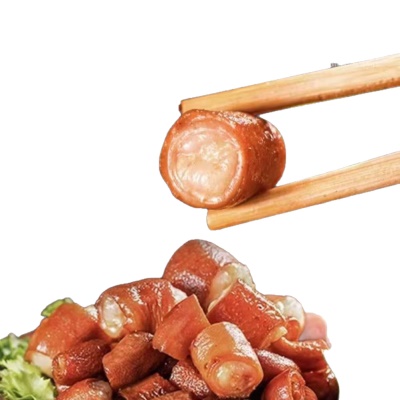 贵州安顺特产烤小肠烧烤烙锅食材屯堡九溪夜市特色烤小肠美食