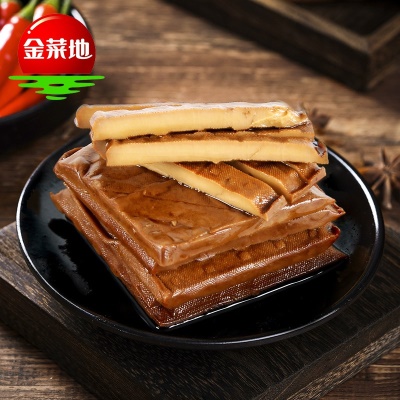 金菜地110g香干豆腐干真空包装手工茶干炒菜零食安徽特色豆干