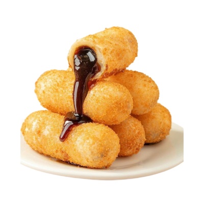 爆浆红糖糍粑糯米油炸半成品小吃流心火锅店年糕火锅商用一件代发