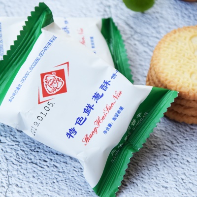 上海三牛特色鲜葱酥饼干葱香葱油味咸味童年特色解馋零食小吃食品